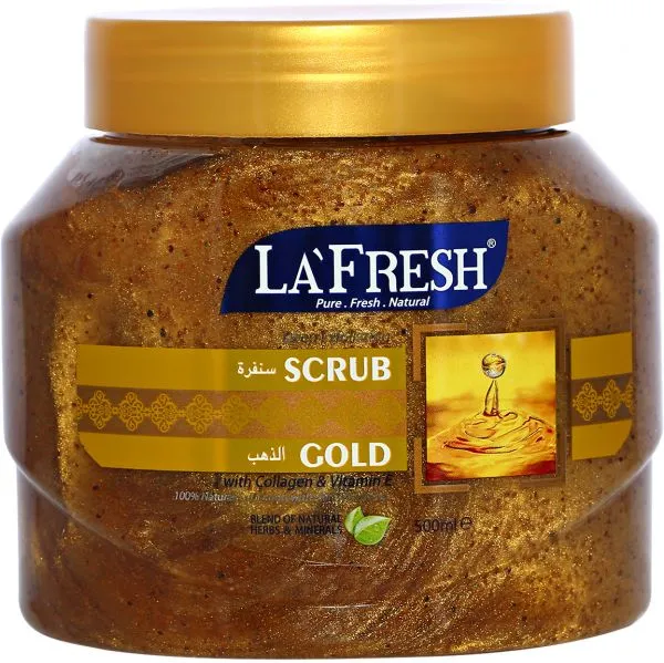 Lafresh%20Gold_Scrub%20500ml%20Face%20&%20Body%20Scrub%20with%20Collagen%20&%20Vitamin%20E%20-%20Image%202