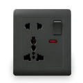 Universal Socket Panel 13A Wall Socket Plug Standard Gray Outlet AC 230V Wall Switch Controls Power Socket. 