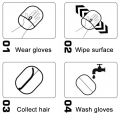 Pet Static Hair Removal Gloves Two Way Brush Hair Remover Hair Sticking Tool Cat Hair Gloves Cat Hair Removal Comb Dual purpose. 