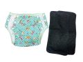 Unisex High Quality Waterproof Button Rubber Panty With 2 Washable Pads Rubber Panties for Babies or Kids Cloth Diaper Rubber Diaper. 
