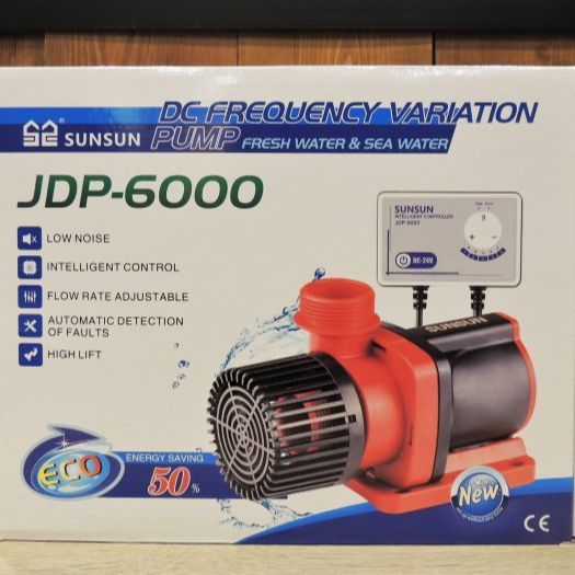 SUNSUN JDP-6000 Controllable Dc Variable Water Pump with Controller for Marine Freshwater Aquarium Pond Circulation