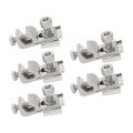 5Pcs Solar Panel Grounding Lugs Metal Clips Cable Clamps Bracket Earth Clip♡. 