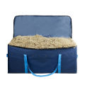 Large Capacity Hay Storage Bag with Zip Portable Handles Portable Waterproof Horse Feeder Bag Livestock Hay Bags for Horses Goat 41 x 18 Inch. 