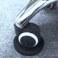 Furniture Castor Cups 4 PCS, Rubber Feet Pads Non Slip Furniture Coasters for Chair Leg Floor Protectors Bed Sofa Wheel. 