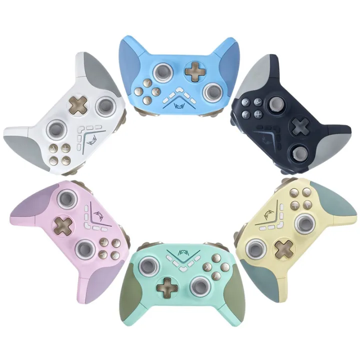 Gamepad Wireless Gaming Controller with Colorful RGB Light Hall Linear ...