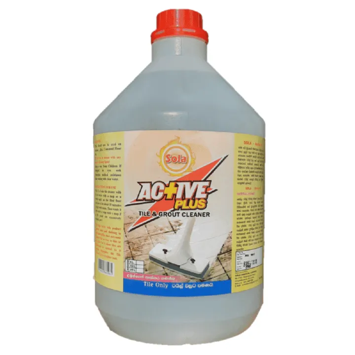 SOLA Active Plus - Heavy Duty Tile & Grout Cleaner - 4L