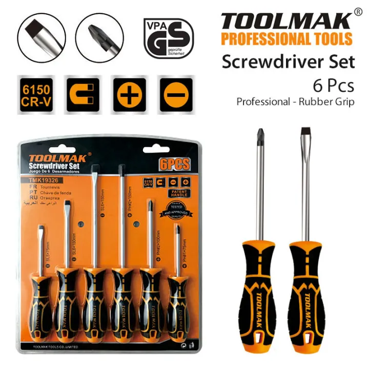 Professional%20Magnetic%20Screwdriver%20Set%20-%206%20pieces%20-%20Rubber%20Grip%20-%20TOOLMAK%20-%20Image%202
