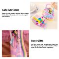 Pop It Sling Bag For Kids Girl Unicorn Shoulder Bag Fidget Toy Sling Bags Rainbow Coin Silicone Wallet. 