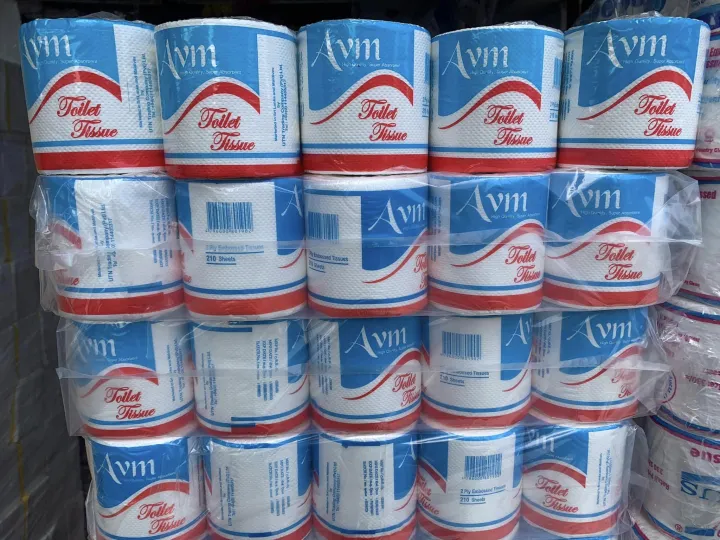 AVM Branded Toilet Paper Roll 210 sheets