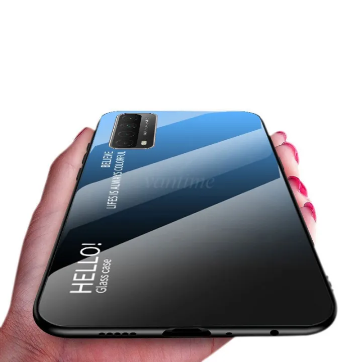 Vantime%20for%20Huawei%20Y7a%20Case%20Gradient%20Phone%20Back%20Hard%20Glass%20Cover%20-%20Image%203