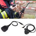 Hand Microphone + U94 PTT 7.1mm High Strength Shoulder Microphone PU Line. 