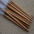 Dayy� 18pcs/set Carbonized Bamboo Tube Circular Knitting Needle. 