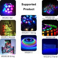 WS2811 WS2812B Led Pixels Strip Light Controller WS2812 USB/DC MINI 3Keys RF 14/17/21Keys Led Tape Remote Controller DC5-24V. 