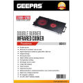 Geepas Double Induction & Infrared Cooker GIC-6131. 