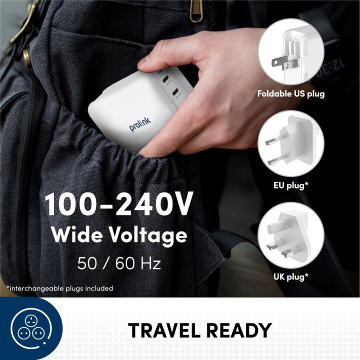 Prolink%20100W%204-Port%20GaN%20PD%20Fast%20Charger%20compatible%20for%20Laptop/Phone/Tablet/Camera%20GT-410002%20-%20Image%203