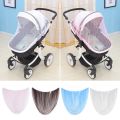Summer Baby Stroller Stroller Mosquito Insect Shield Net Mesh Stroller Accessories Cart Mosquito Net Safe Infants Protection. 