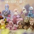 Genuine POPMART L' Impressionism SP Skull Panda series blind box of light weaving garden second-generation doll pendants are on. 