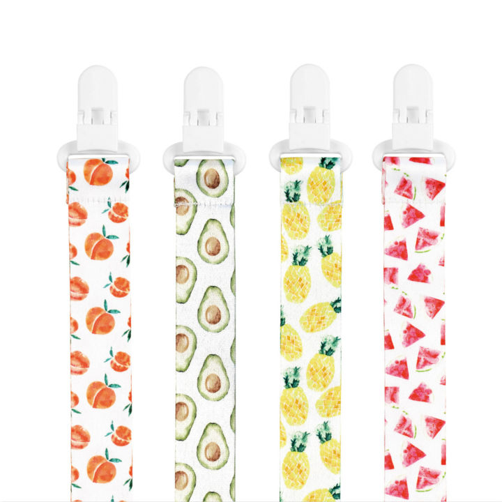 4pcs/pack%20Baby%20Pacifier%20Clip%20Pacifier%20Holders%20Washable%20with%20Beautiful%20Patterns%20for%20Baby%20Boys%20Girls%20-%20Image%204