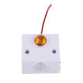 Lamp holder nut socket with PIR motion sensor switch bulb socket AC 90V-250V. 