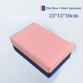 120g Dual Color Sport Yoga Block EVA Yoga Brick Exercise Home Exercise Stretching Workout Training Cologo. 