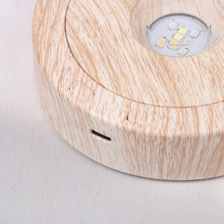 Rotating%20Display%20Stand%20For%20Crystals%20Glass%20Art%20Speed%20Adjustable%20Revolving%20Platform%204.5"%207%20Light%20Modes%20LED%20Rotating%20Display%20Stand%20-%20Image%204