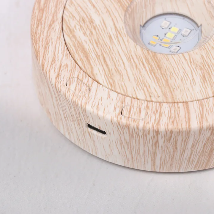 Rotating%20Display%20Stand%20For%20Crystals%20Glass%20Art%20Speed%20Adjustable%20Revolving%20Platform%204.5"%207%20Light%20Modes%20LED%20Rotating%20Display%20Stand%20-%20Image%204