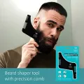 Bombay Shaving Company Beard Shaper Tool With Comb For Men | Home And Salon Use | Beard Care Styling Comb | Black Color | Pack Of 1 FROM INDIA (SAM). 