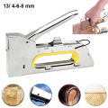 4-6-8mm HANDY HEAVY DUTY PAPER FURNITURE WOOD STAPLE GUN TACKER STAPLER. 