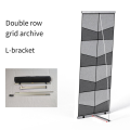 Vertical Brochure Stand Grid Brochure Display Stand Portable Brochure Stand for Trade Shows and Retail Stores. 