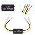 4PCS LED Load Resistors Mini Motorcycle LED Decoder Flash Fix Error for LED Turn Signal Lights LED License Plate Lights. 