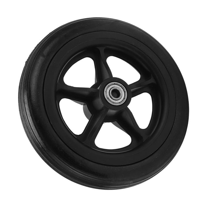 Wheelchair%20Caster,%20Rollator%20Tire%20Stable%20Rolling%20163mm%20OD%20PU%20Skidproof%20for%20Replacement%20-%20Image%203