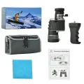 10X40 power unique design handle handheld spy monocular telescope, golf scope range finder for hunting fishing and sailing. 