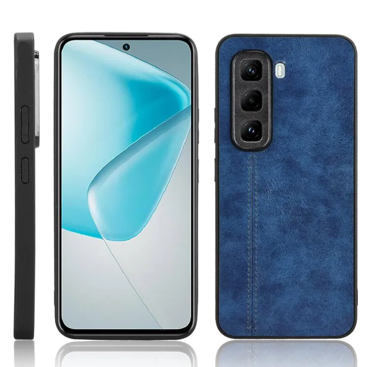 Cow Pattern Sewing Back Cover Phone Case For Infinix Hot 50 Pro+ 4G/Infinix Hot 50 Pro 4G