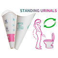 12pcs Women Urinal Outdoor Travel Camping Portable Female Urinal Paper Stand Up Pee Outdoor Toilet. 