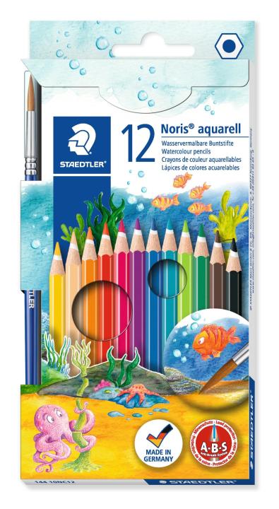 STAEDTLER® Noris Aquarell 144 10 Watercolour Pencil 12 Set