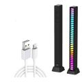 RGB LED Strip Light Music Sound Control Pickup Rhythm Ambient Lamp Atmosphere Night Lights For Bar Car Room TV Gaming Decoration. 