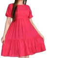 Womens Normal Frock More Colours Sleeve For Beautiful Girls Fk10007. 