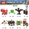 【Popular】Compatible with LEGO Minifigures Building Blocks Minecraft Steve Slime Figures Educational Children's Assembly Toys Gift. 