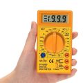 DT830D Mini Digital Multimeter Voltage Ampere Ohm Tester AC/DC Ammeter Voltmeter Power Meter With Buzzer and Free Battery. 
