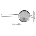 Cocktail Fine Strainer Stainless Steel Conical Mesh Strainer Professional Bar Tool. 