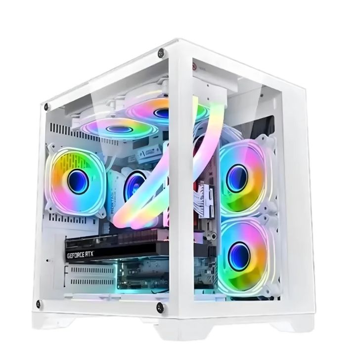 RUIX%20S1%20WHITE%20MATX%20MID-TOWER%20CASING%20%7C%20Gaming%20Desktop%20Casing%20-%20Image%204