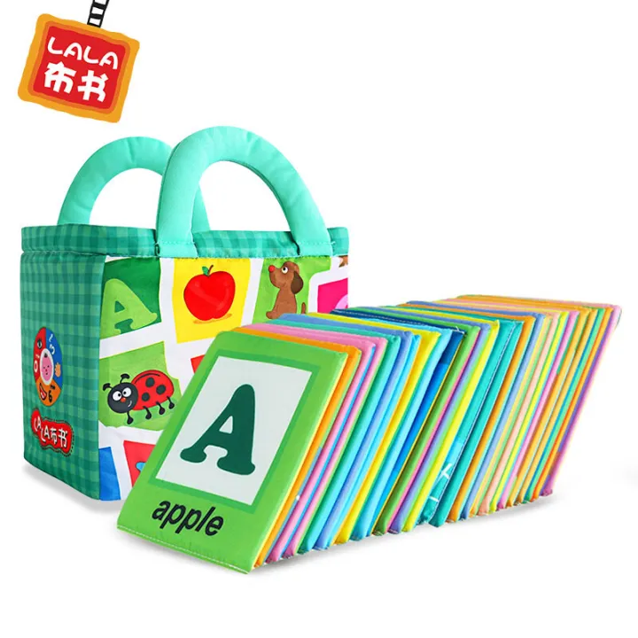 (New Design) Lala Baby - Alphabet Learning Cloth Book