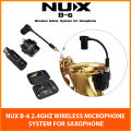 NUX B-6 Saxophone Wireless Microphone System with Charging Case - 2.4GHz. 