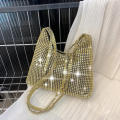 Shiny Evening clutch Stylish Elegant -studded Tote purse Glittery Fashionable Luxury handbag for Party Wedding Red carpet Night out Fashion events. 