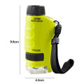 Children Microscope Portable Kids Microscope 60x-120x Magnification for School Outdoor Exploration Biology Learning Tool for Children. 