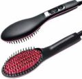 Simply Sonashi Straight 2-in-1 Ceramic Hair Straightening Brush , Electric Hair Brush with LCD Display for Easy and Quick Styling. 