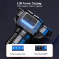 Auoyo Headlamp Induction Headlight P50 Headlights LED Headlamps Rotating Zoom-able Flash light Waterproof Work Light USB Reachageable Emergency Light Head mounted Lamp with Power B an k Fu nc tion for Outdoor Running Fishing H ik i ng. 