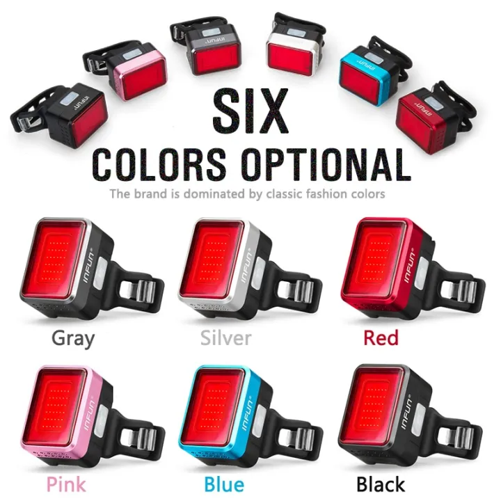 INFUN%20F50%20Bicycle%20Rear%20Light%20Bike%20Brake%20Taillight%20Bicycle%20Alarm%20MTB%20Cycling%20Charge%20LED%20Flashlight%20for%20Bike%20Safe%20Lamp%20Accessories-Red%20-%20Image%204