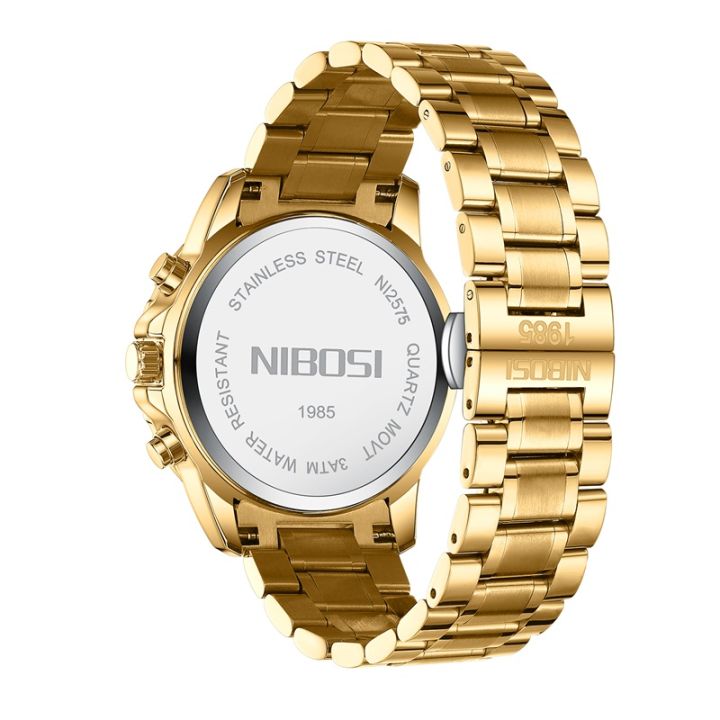 NIBOSI Chronograph Men Watches Waterproof  2575