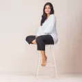 Ladies Pintuck Detailed Blouse. 